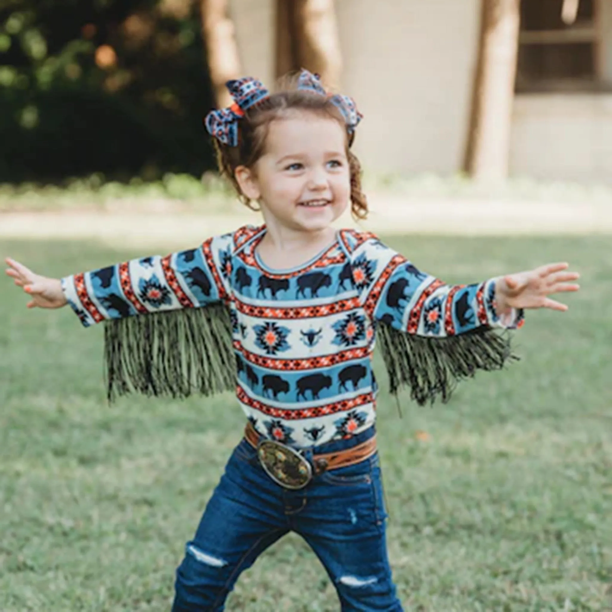 Buffalo Fringe Long Sleeve Shirt