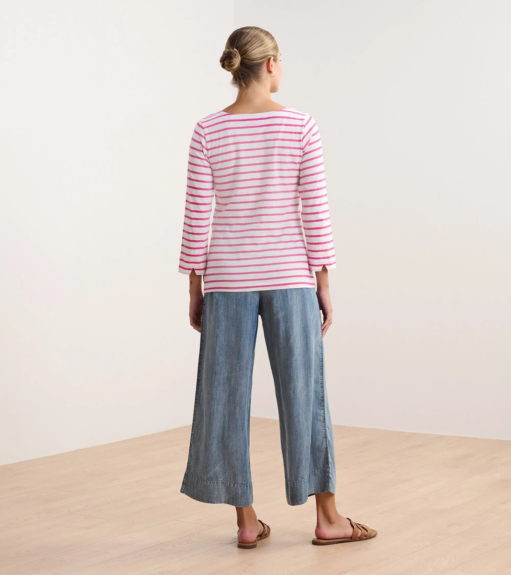 Button Breton - Fuchsia Stripes -Hatley