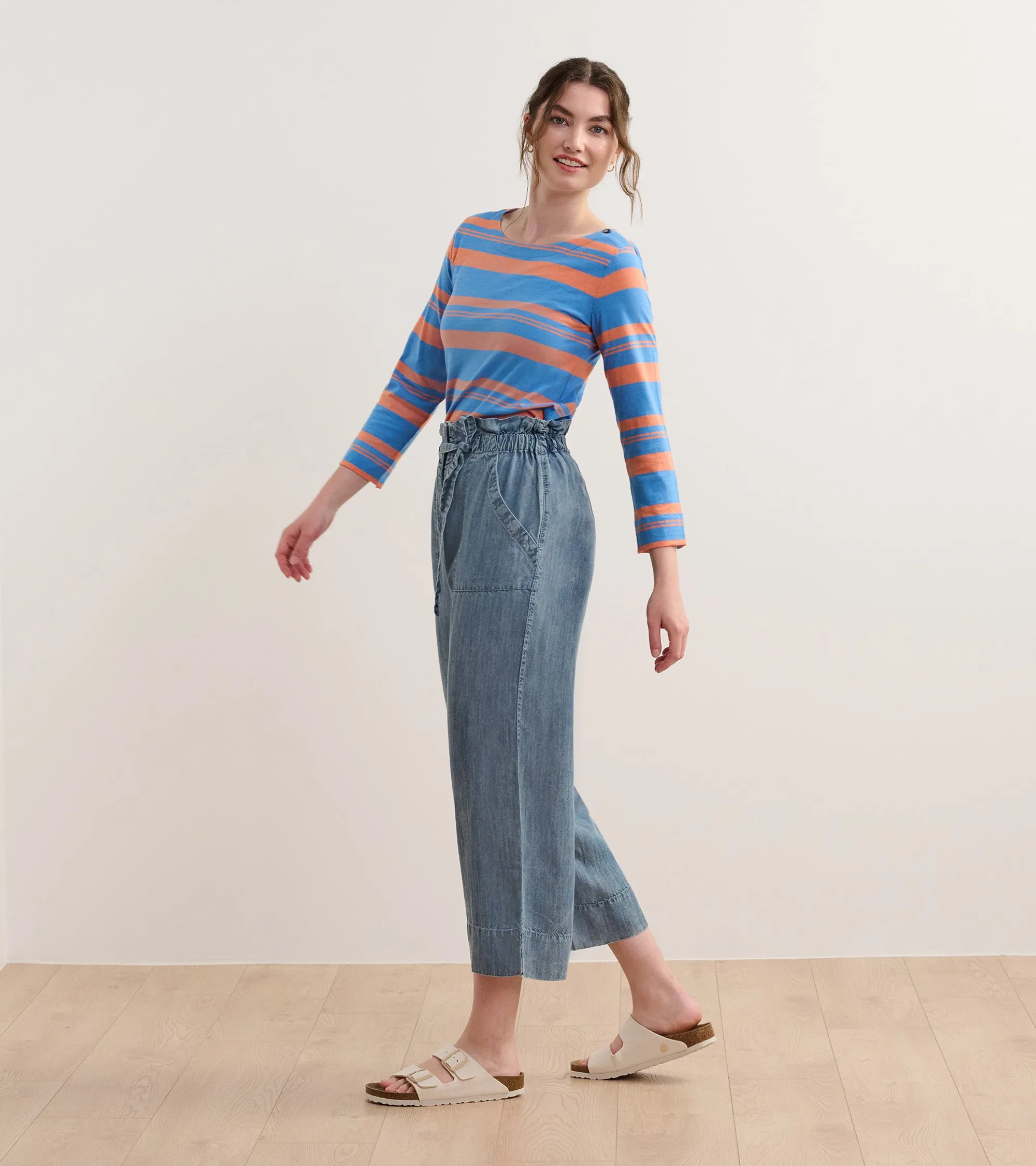 Button Breton - Marina Melon Stripes -Hatley