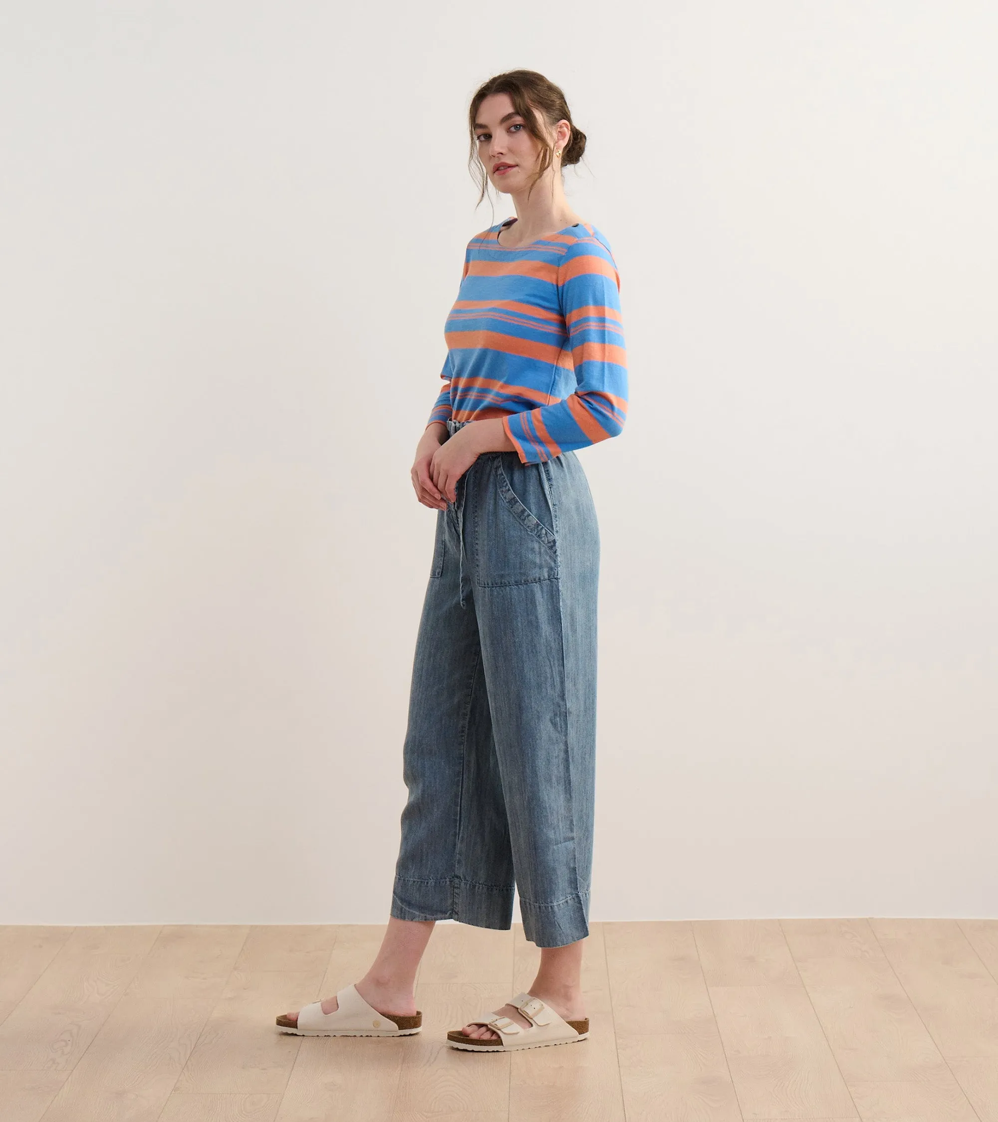 Button Breton - Marina Melon Stripes -Hatley