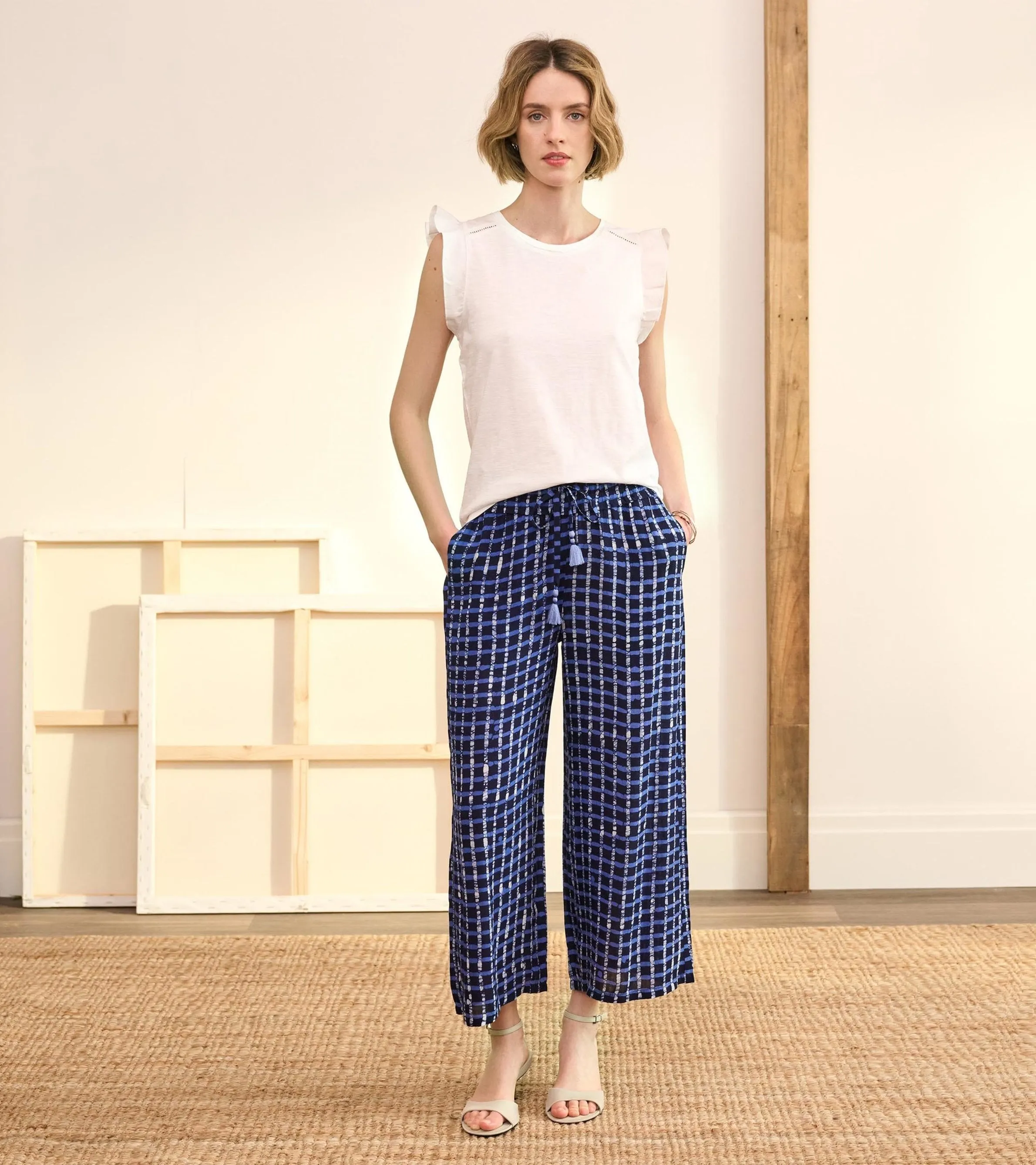 Cassie Pants - Painted Plaid -Hatley