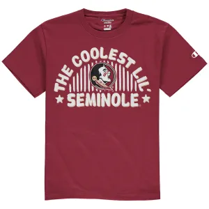 Champion Toddler Coolest Lil' Seminole Design Short Sleeve T-shirt - Garnet