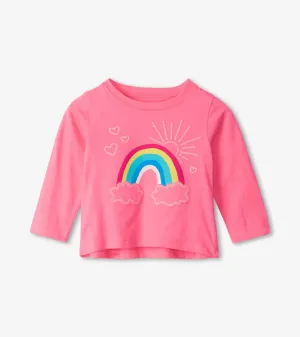 Cheerful Rainbow Long Sleeve Baby Tee | Hatley