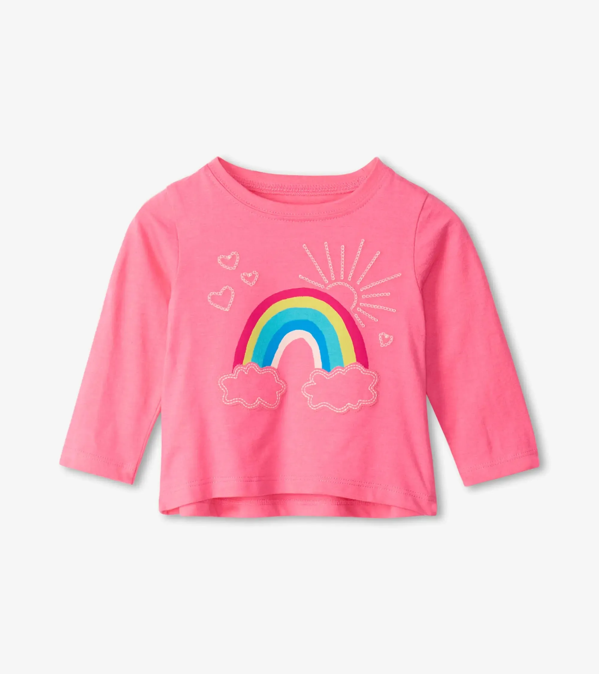 Cheerful Rainbow Long Sleeve Baby Tee | Hatley