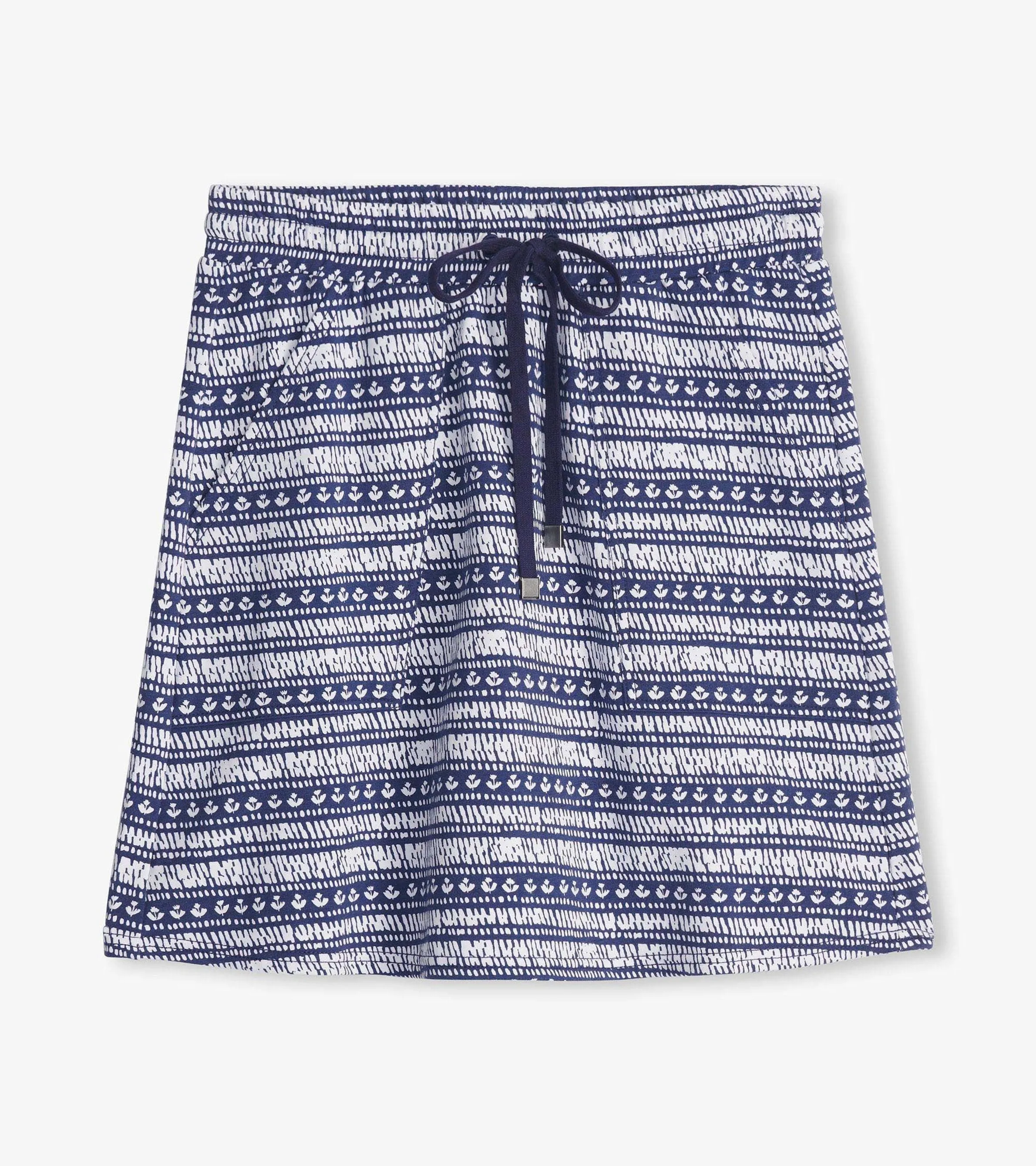 Christine Skirt - Blue Brush Stripes -Hatley