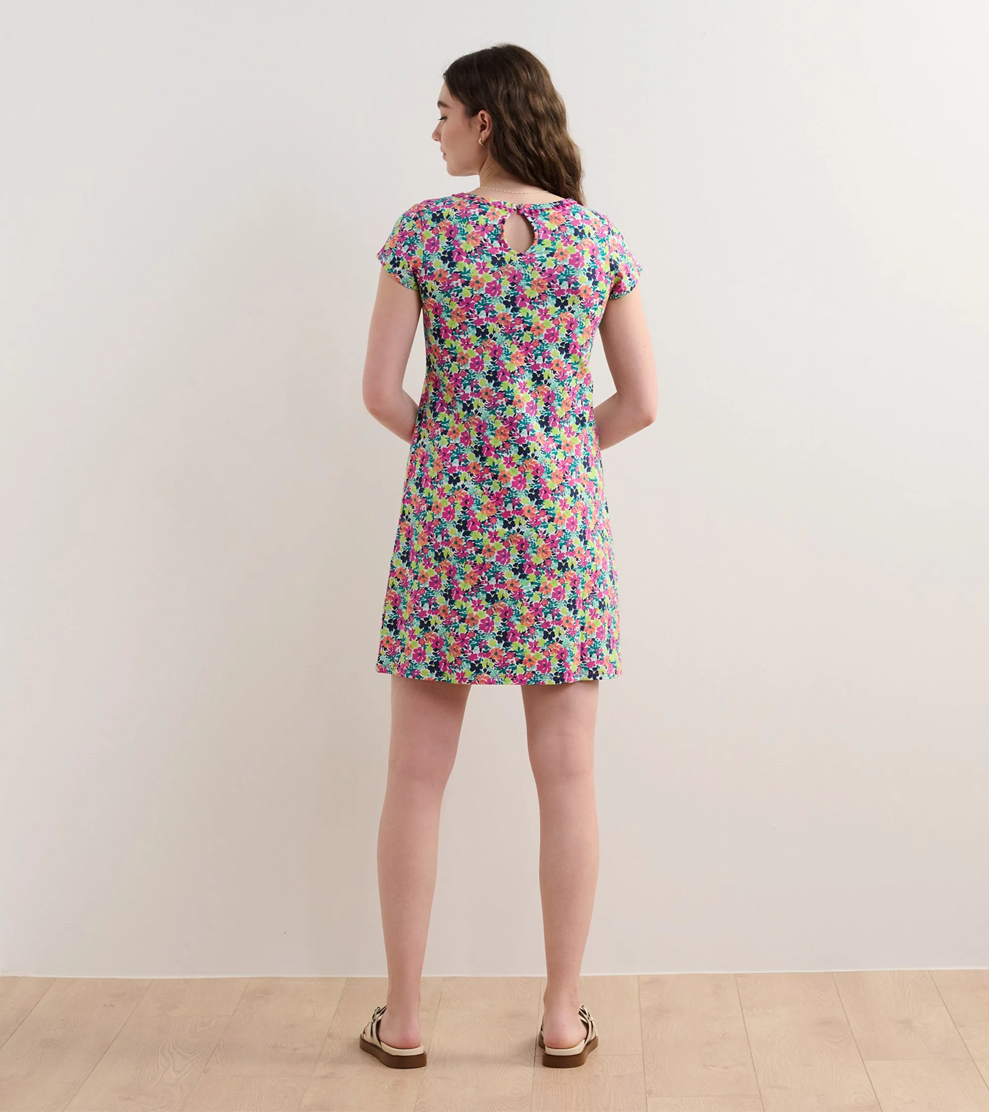 Cici A-Line Dress - Fresh Flowers -Hatley