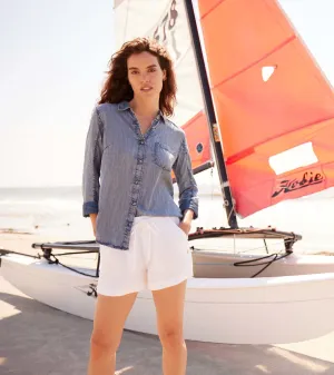 Cindy Blouse - Blue Acid Rinse -Hatley