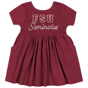 Colosseum Infant Girl's FSU Seminoles Dress - Garnet