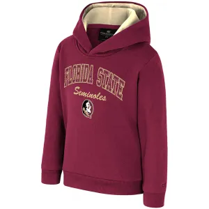 Colosseum Toddler Florida State Seminoles/Seminole Logo Hood - Garnet