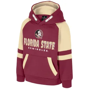 Colosseum Toddler Seminole Logo/Florida State Seminoles Hood - Garnet/Gold