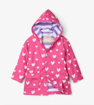 Colour Changing Sweethearts Raincoat -Hatley