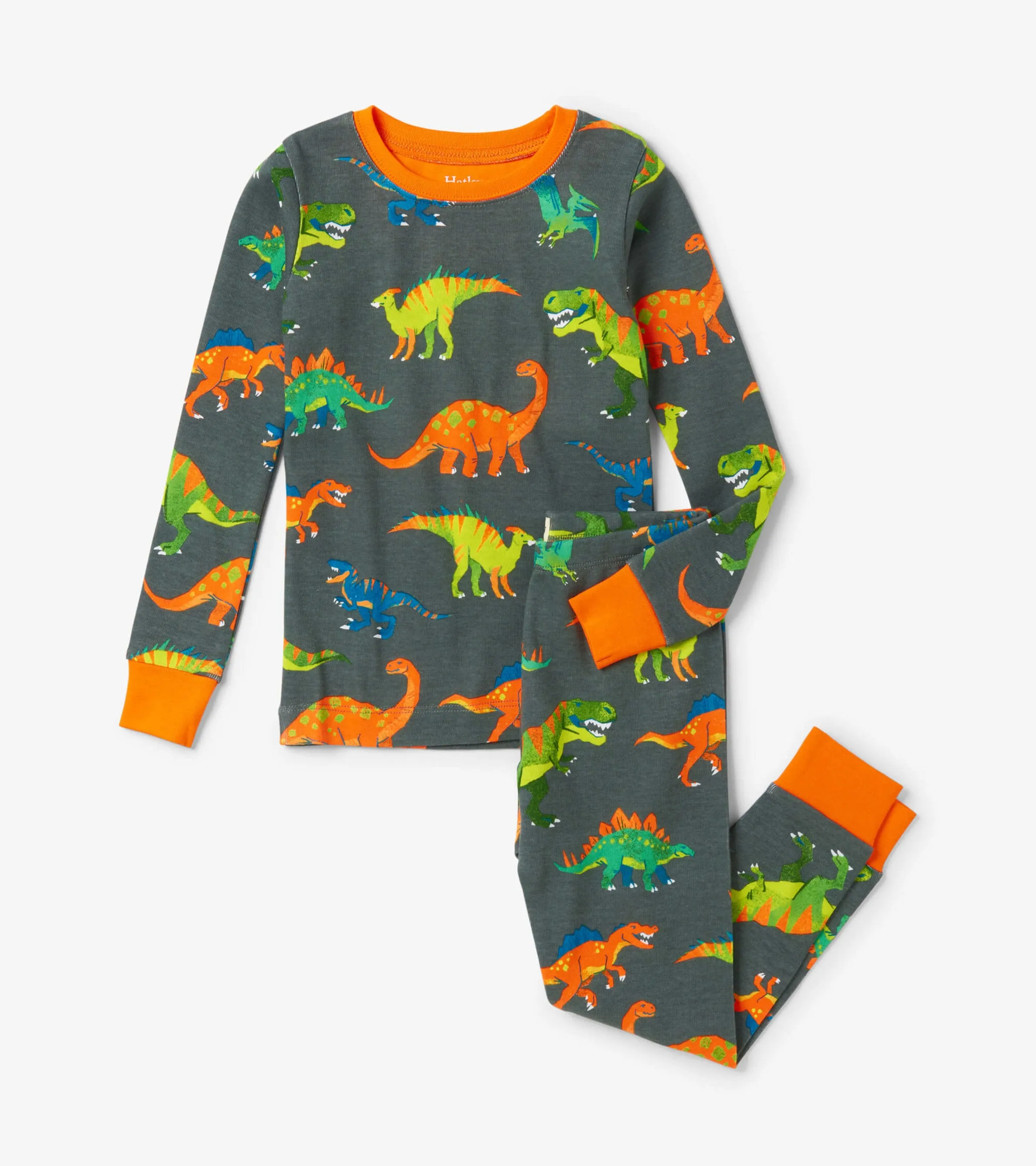 Colourblock Dino Pajama Set -Hatley