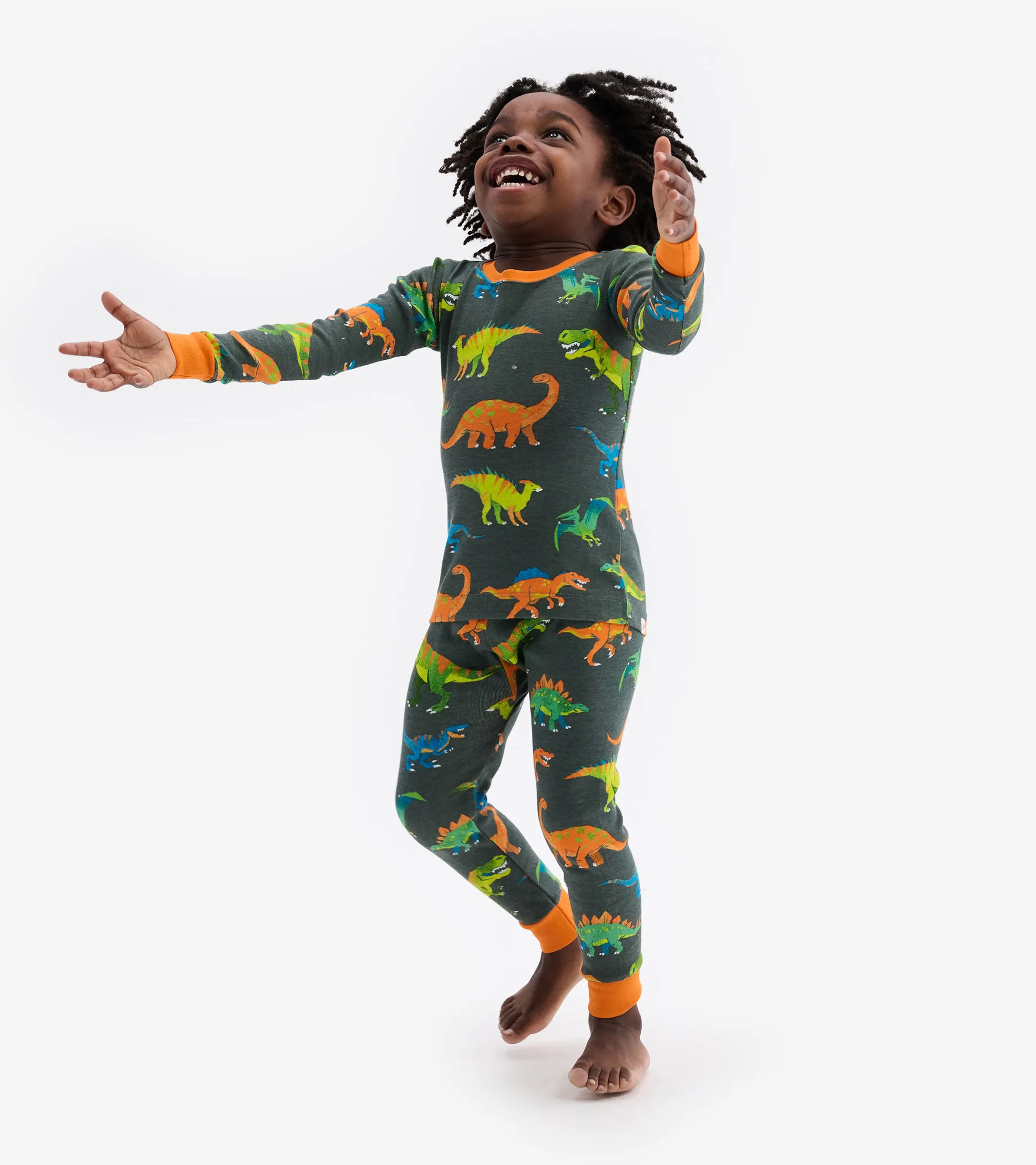 Colourblock Dino Pajama Set -Hatley