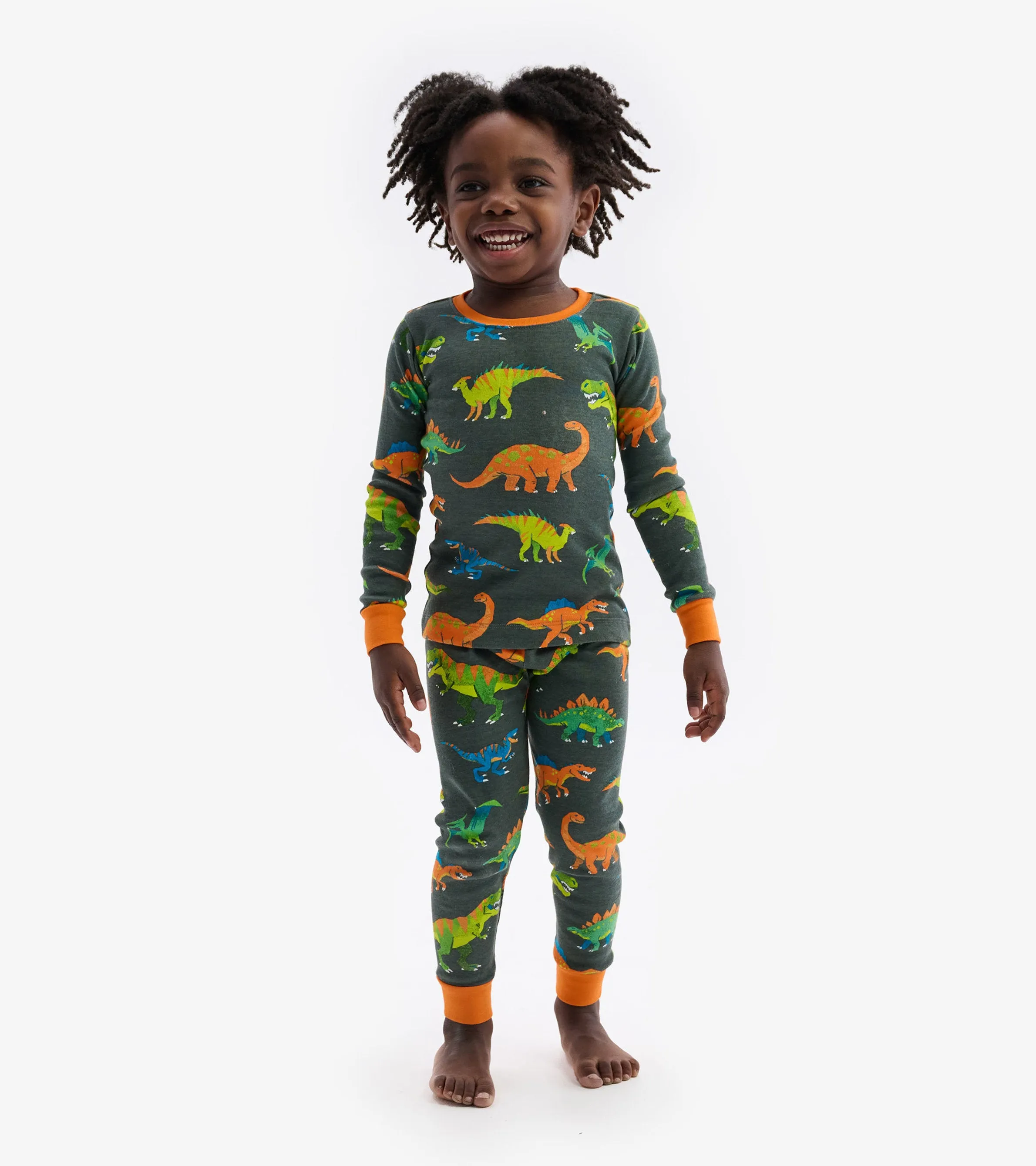 Colourblock Dino Pajama Set -Hatley