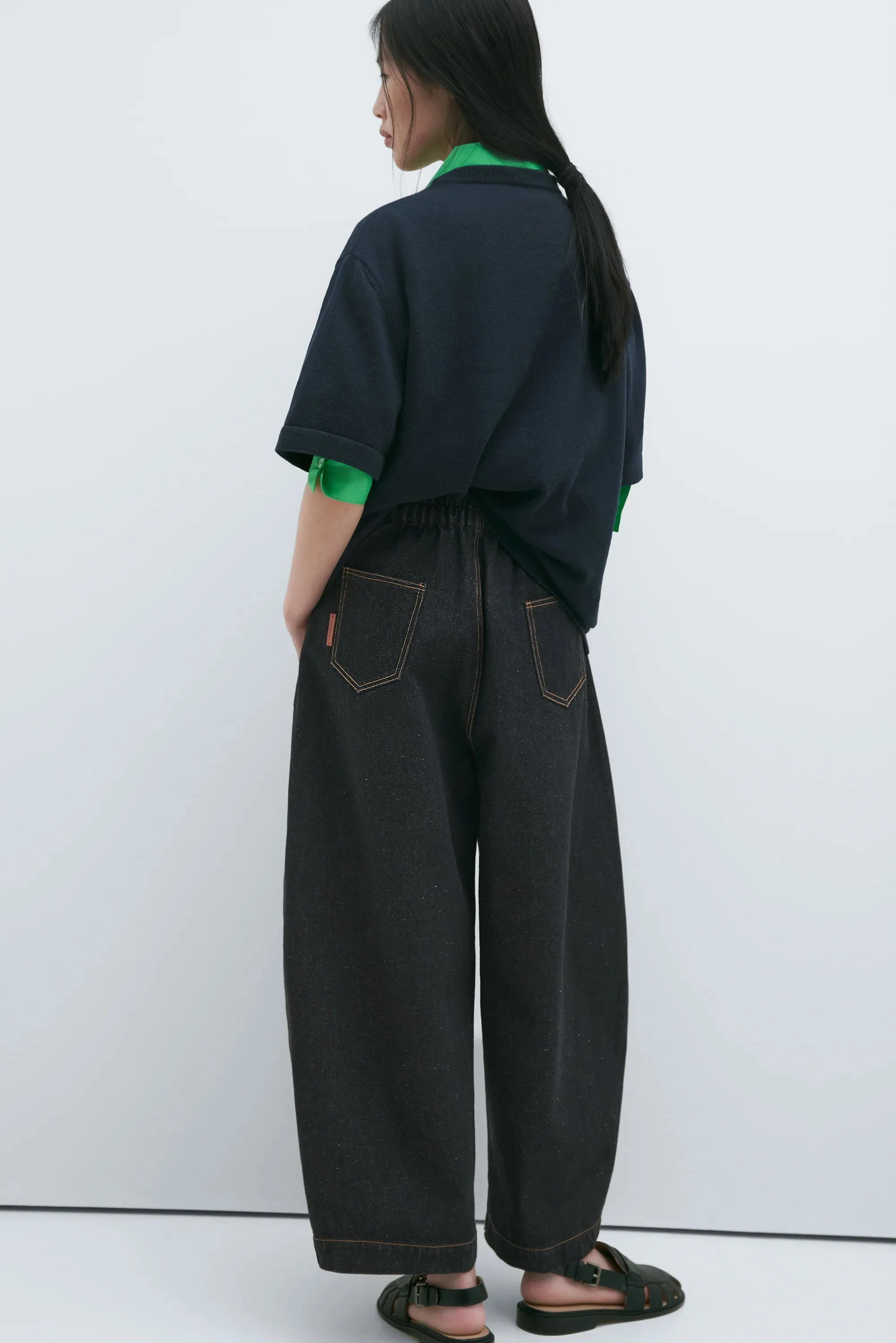 CORDERA - CURVED DENIM - BLACK - PS25