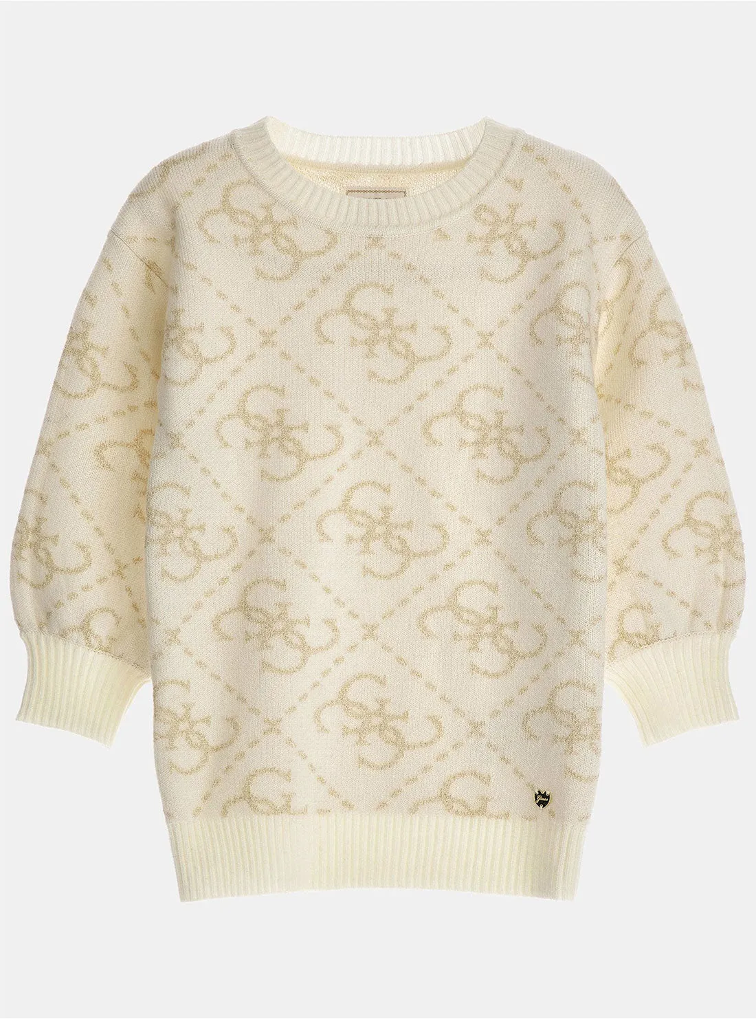 Cream Logo Long Sleeve Dress (2-7) Guess