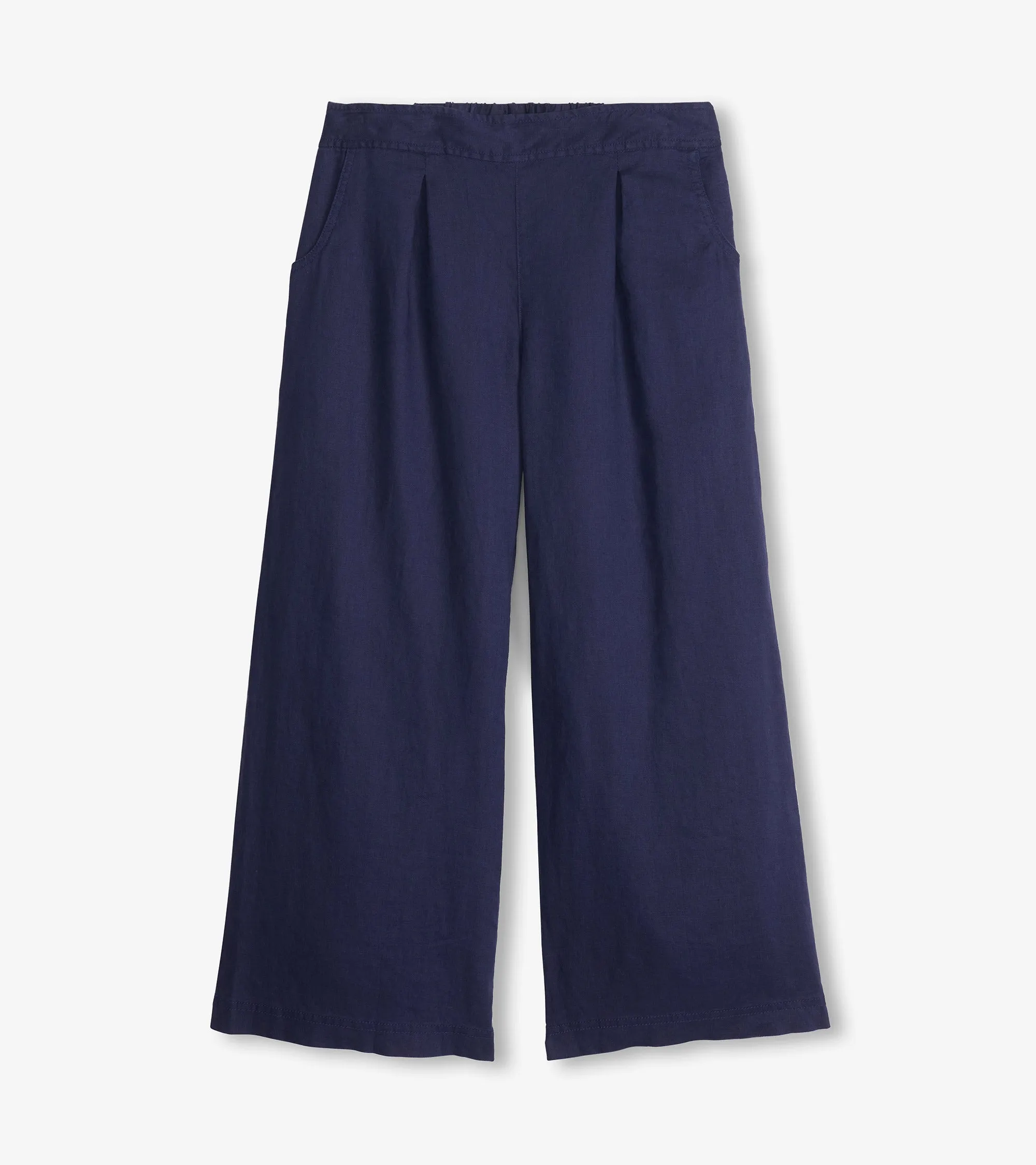 Cropped Wide Leg Pants - Navy -Hatley