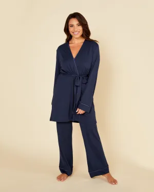 Curvy 3 Piece Pajama Set With Robe Cosabella