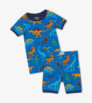 Dino Park Organic Cotton Short Pajama Set -Hatley
