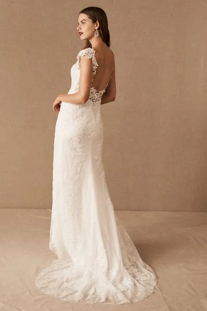 Doorbuster BHLDN Whispers & Echoes Milano Gown - Ivory Lined  Limited Stock!