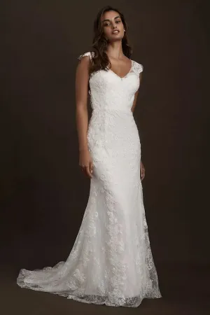Doorbuster BHLDN Whispers & Echoes Milano Gown - Ivory Lined  Limited Stock!