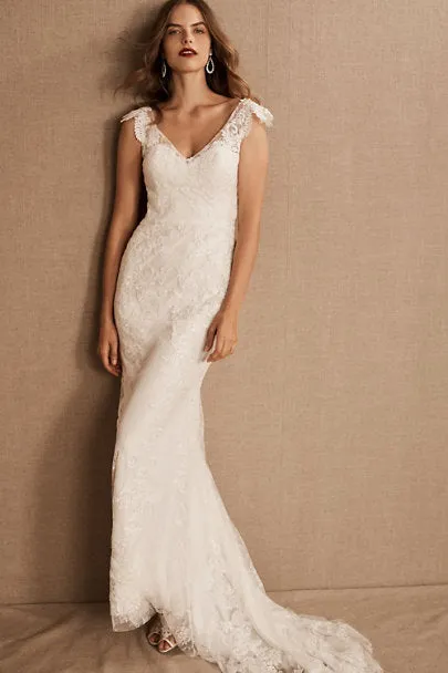 Doorbuster BHLDN Whispers & Echoes Milano Gown - Ivory Lined  Limited Stock!