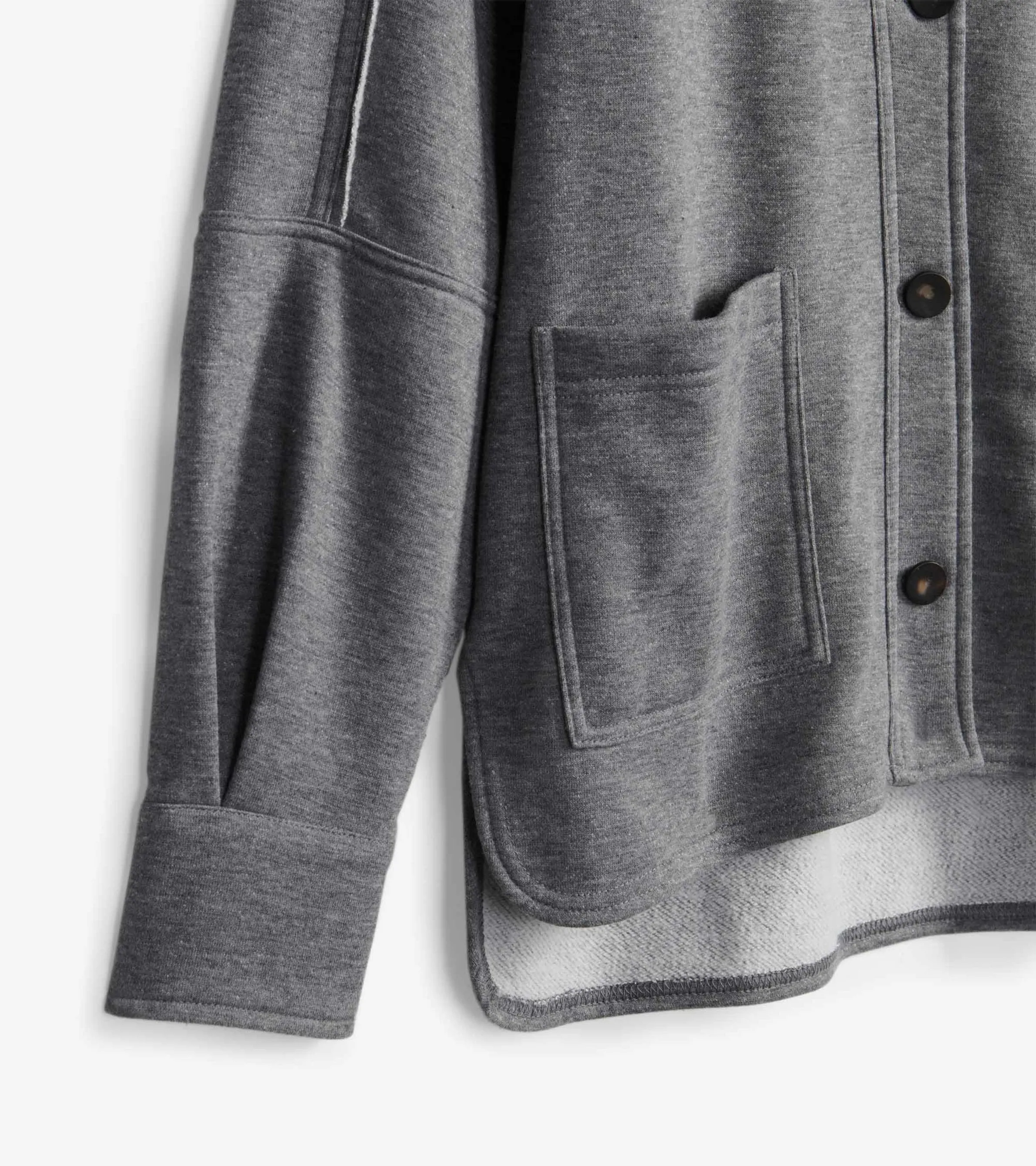 Emily Relaxed Blazer - Charcoal Melange -Hatley