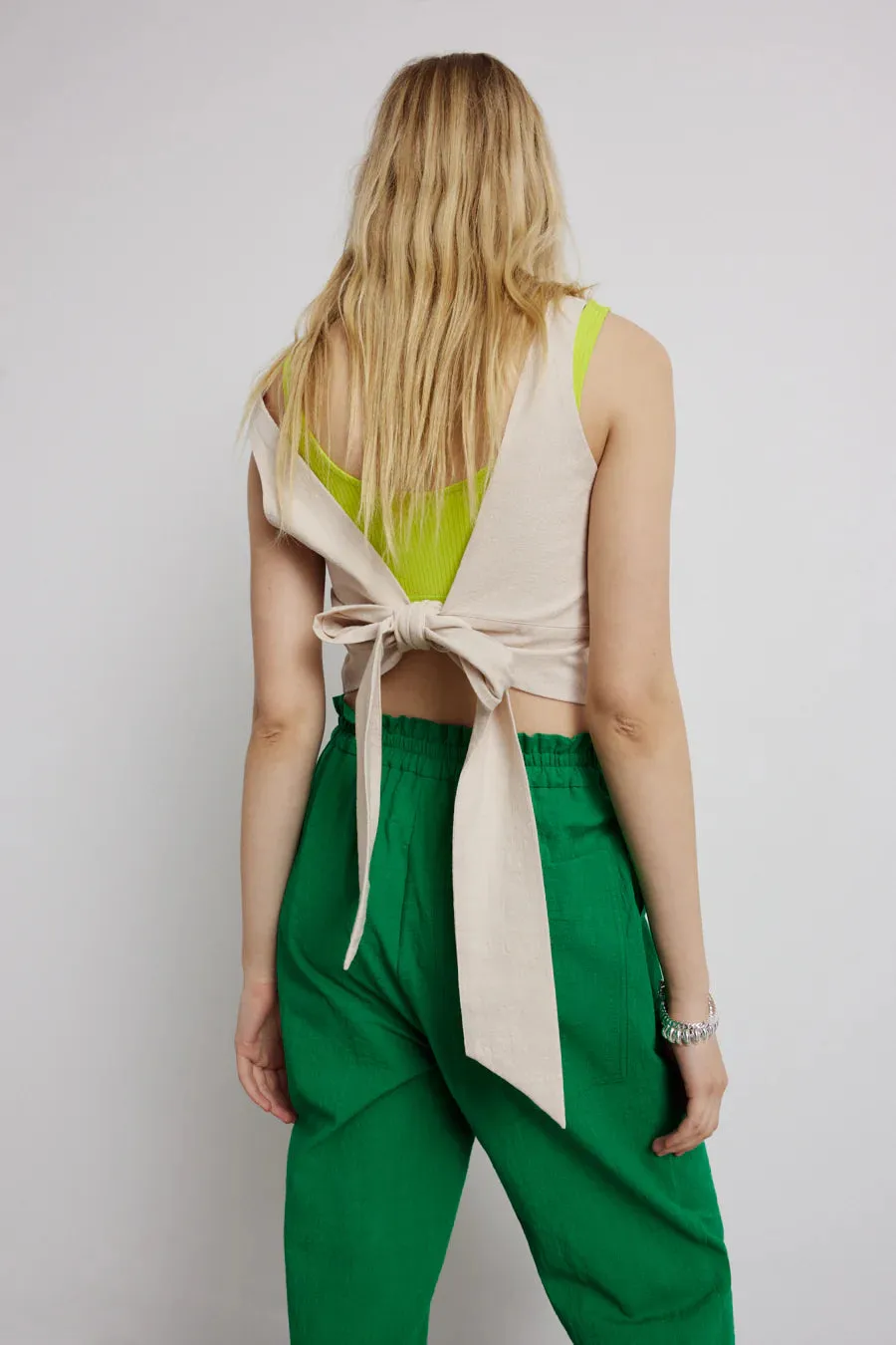 EVE GRAVEL - REID TOP - LUCKY GREEN - SS24