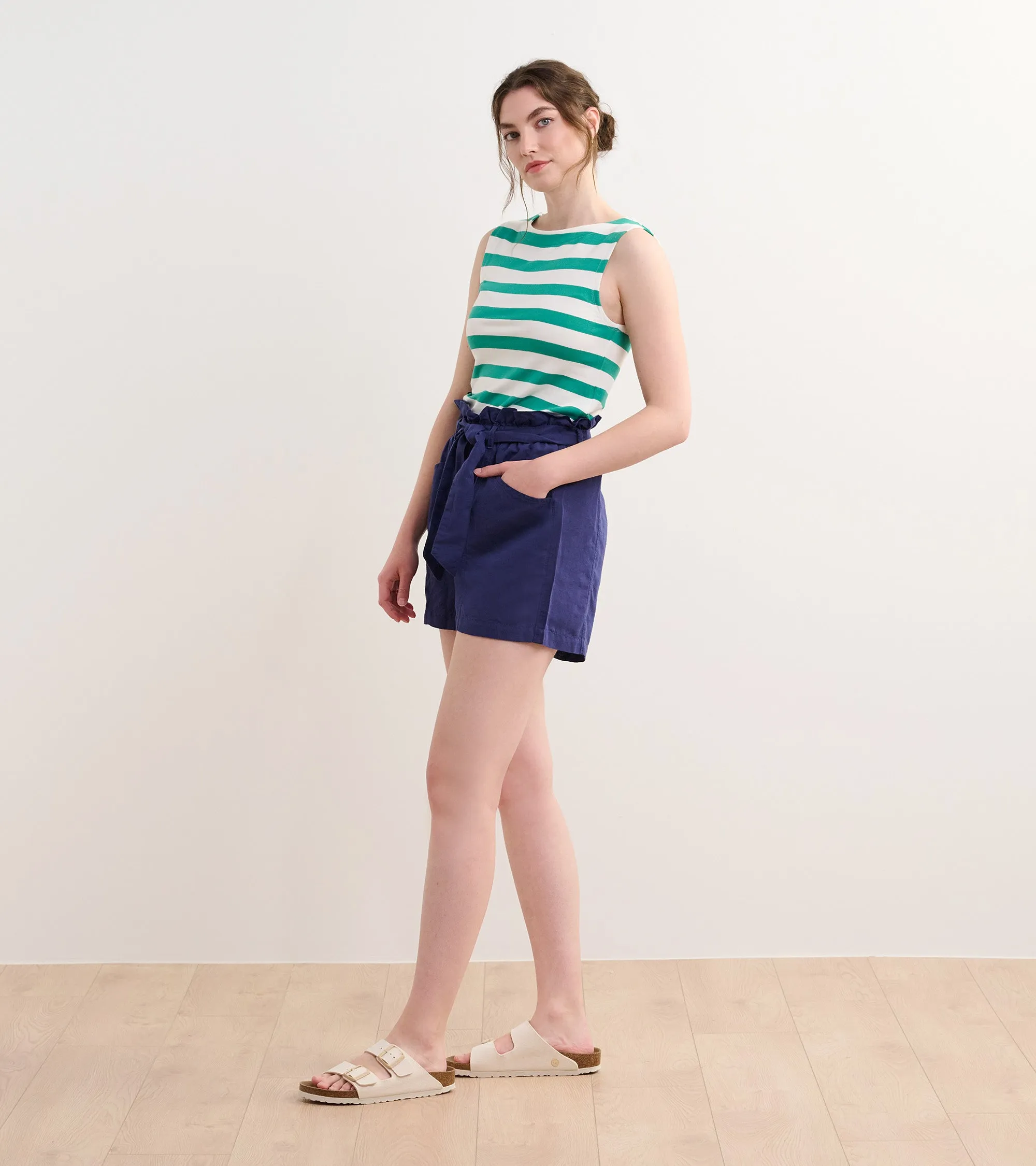 Everyday Tank - Sea Green Stripes -Hatley