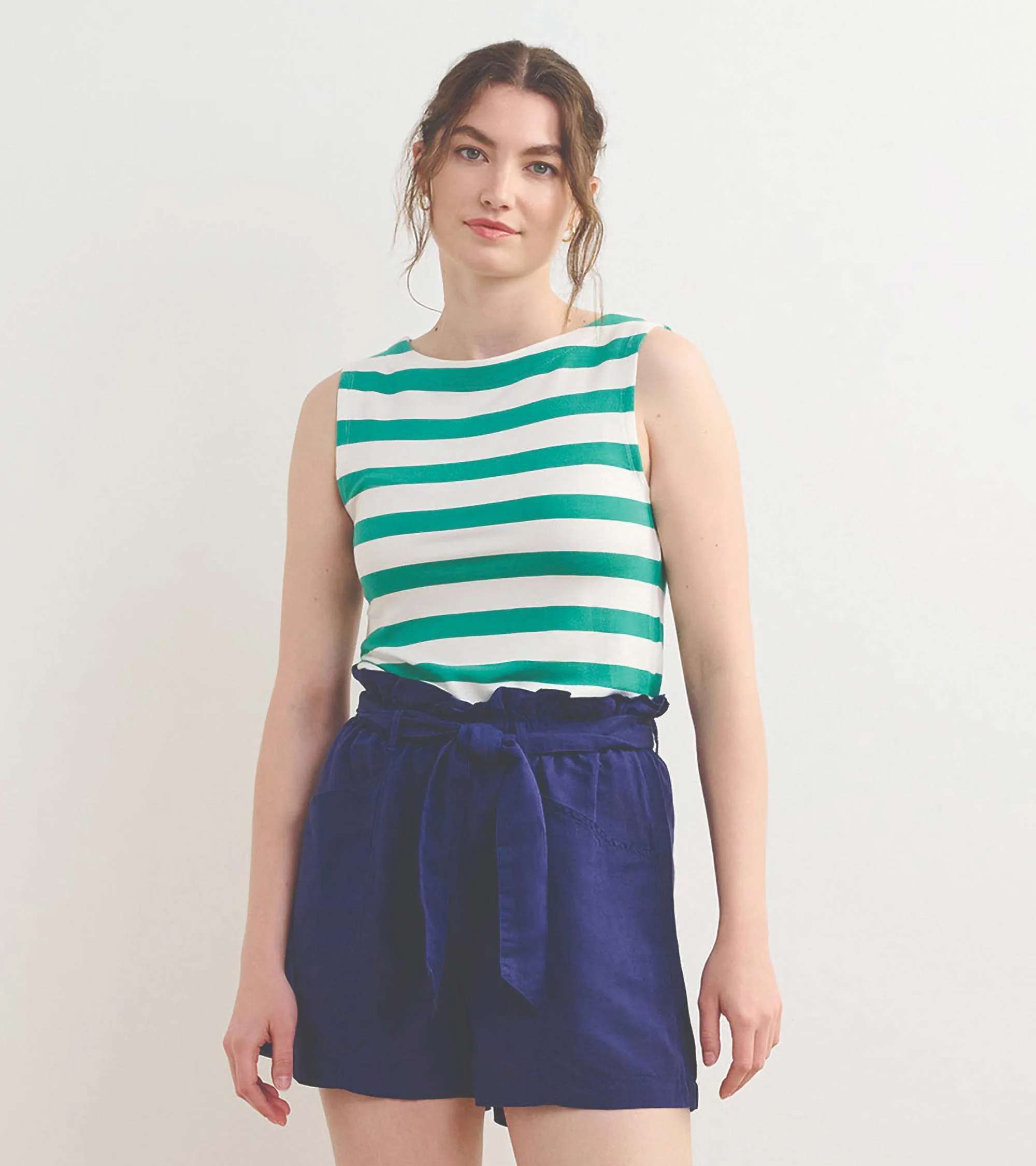 Everyday Tank - Sea Green Stripes -Hatley