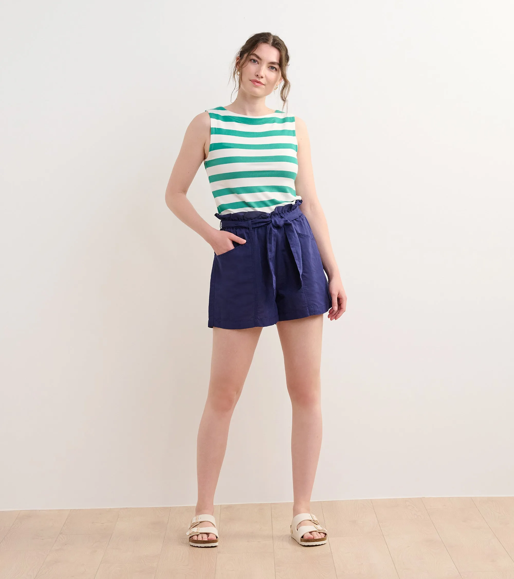 Everyday Tank - Sea Green Stripes -Hatley