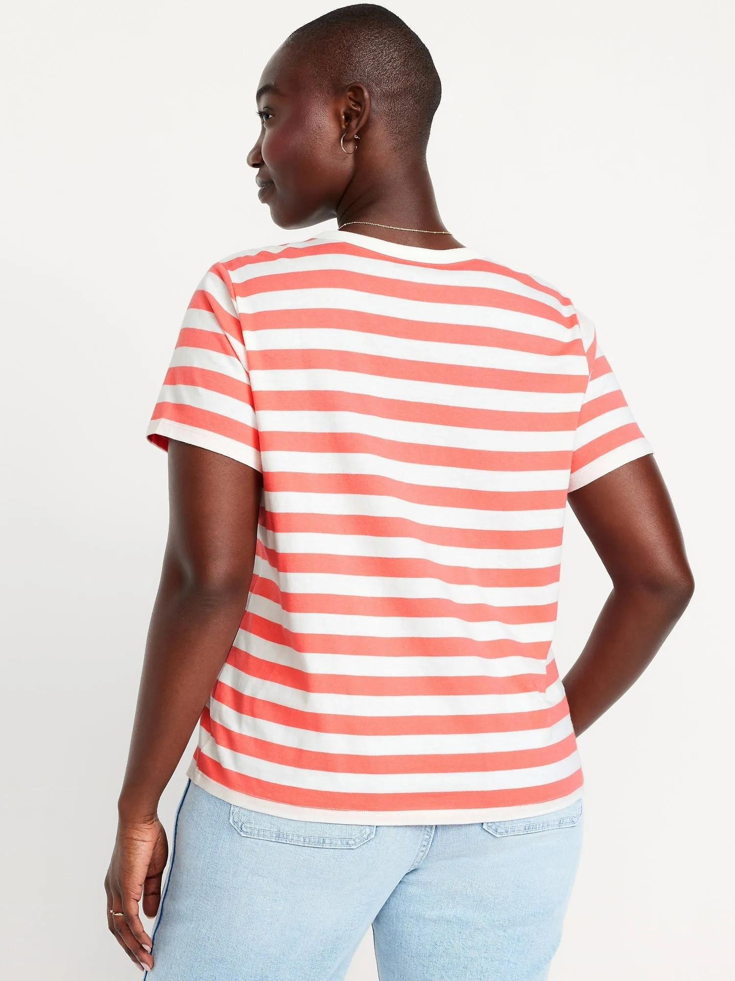 EveryWear Crew-Neck Striped T-Shirt