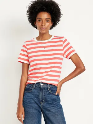 EveryWear Crew-Neck Striped T-Shirt