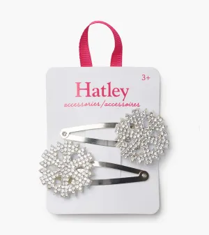 Festive Snowflakes Snap Clips -Hatley