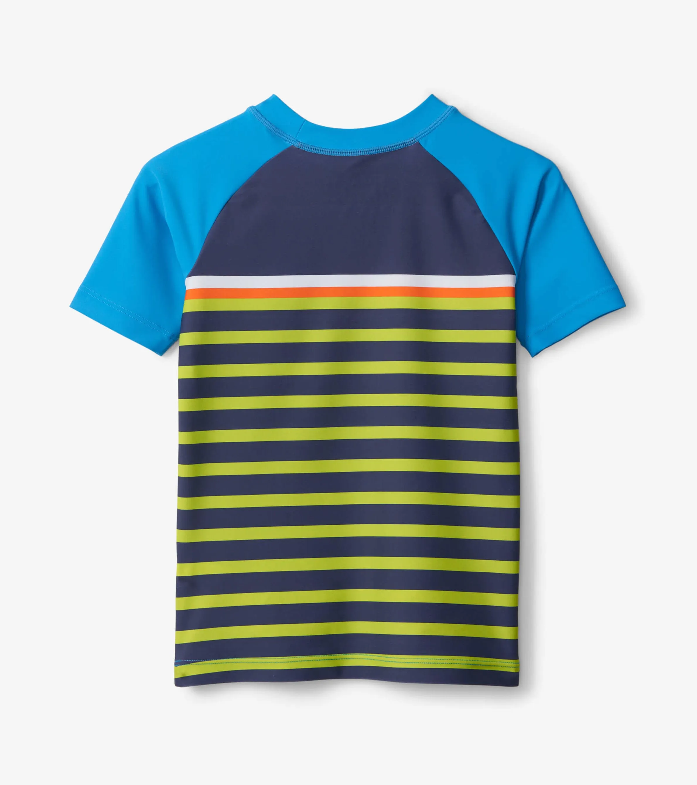 Fish Stripes Short Sleeve Rashguard -Hatley