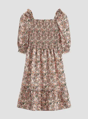 Flower Fantasy Print Dress (7-16) Guess