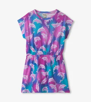 Girls Airbrush Dolphins Relaxed Dress -Hatley