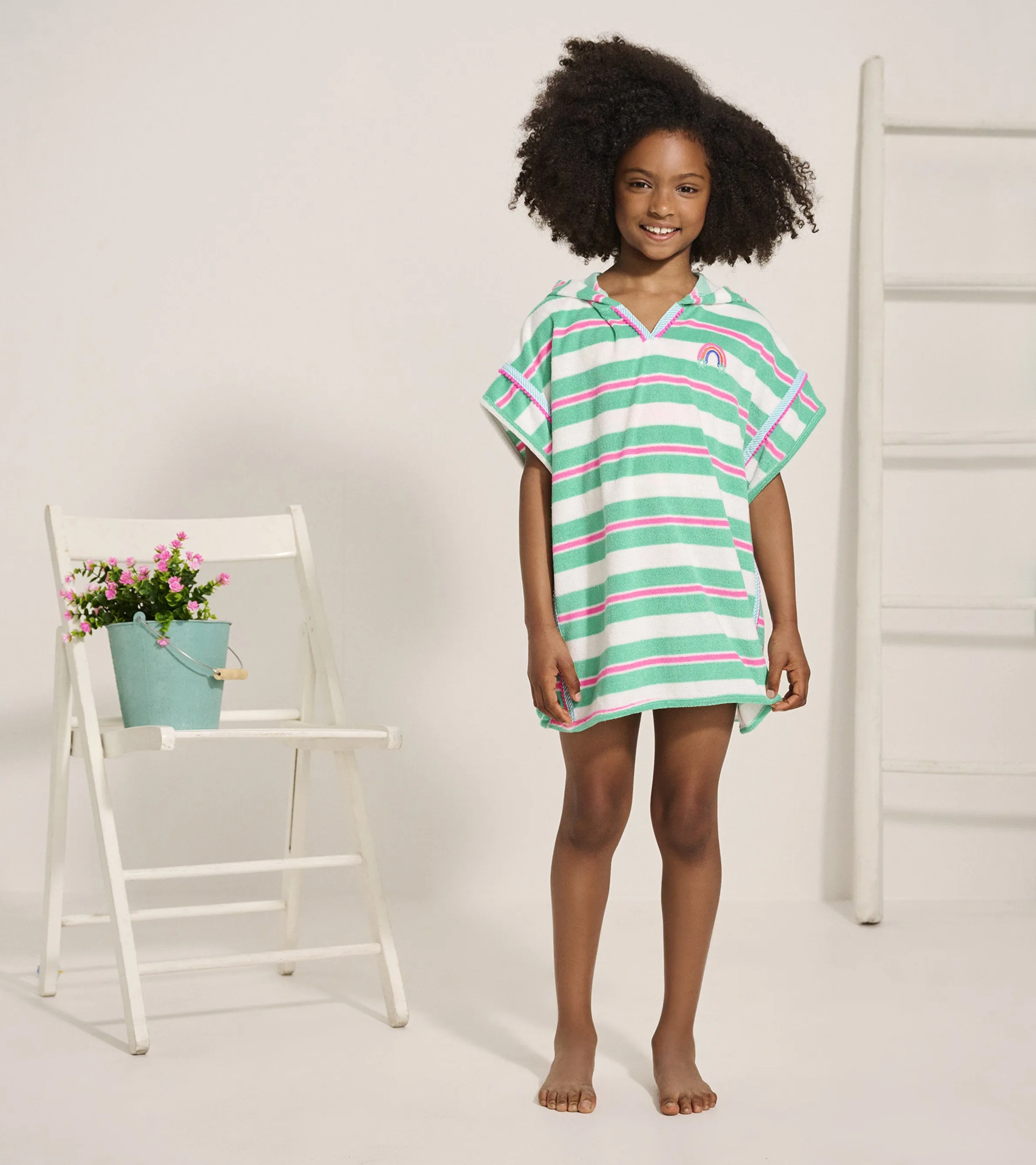 Girls Biscay Beach Hooded Cover-Up -Hatley
