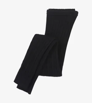 Girls Black Cable Knit Leggings -Hatley