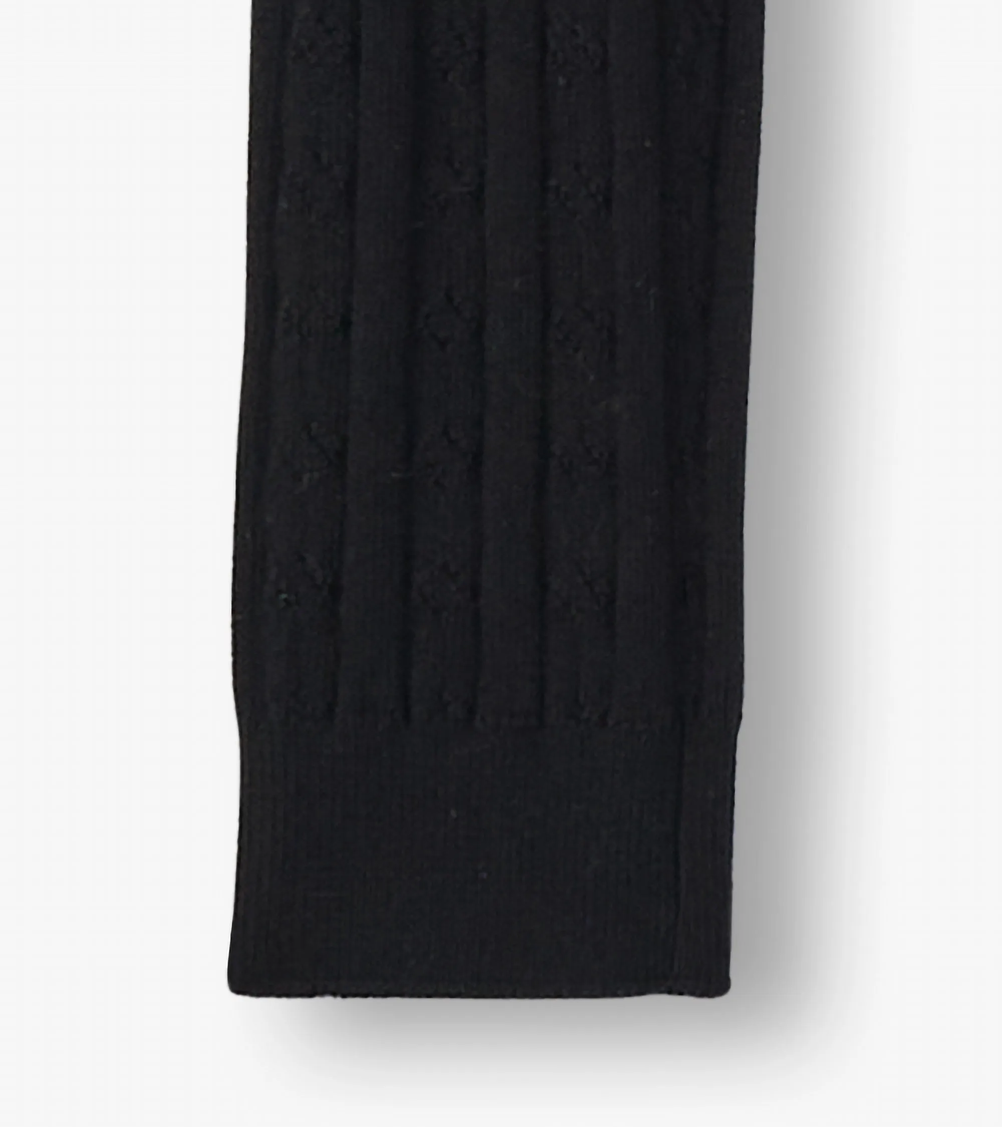 Girls Black Cable Knit Leggings -Hatley