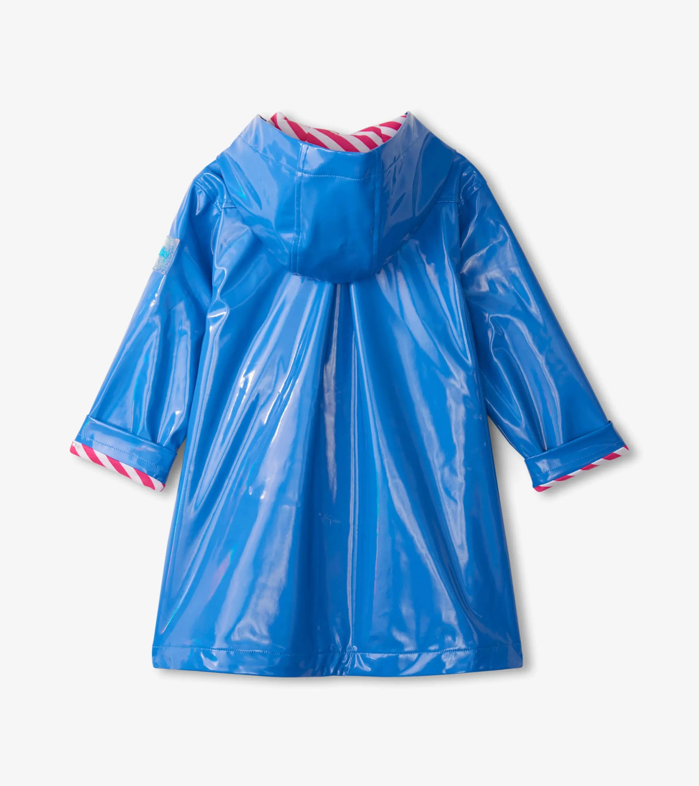 Girls Blue Glitter Swing Jacket -Hatley