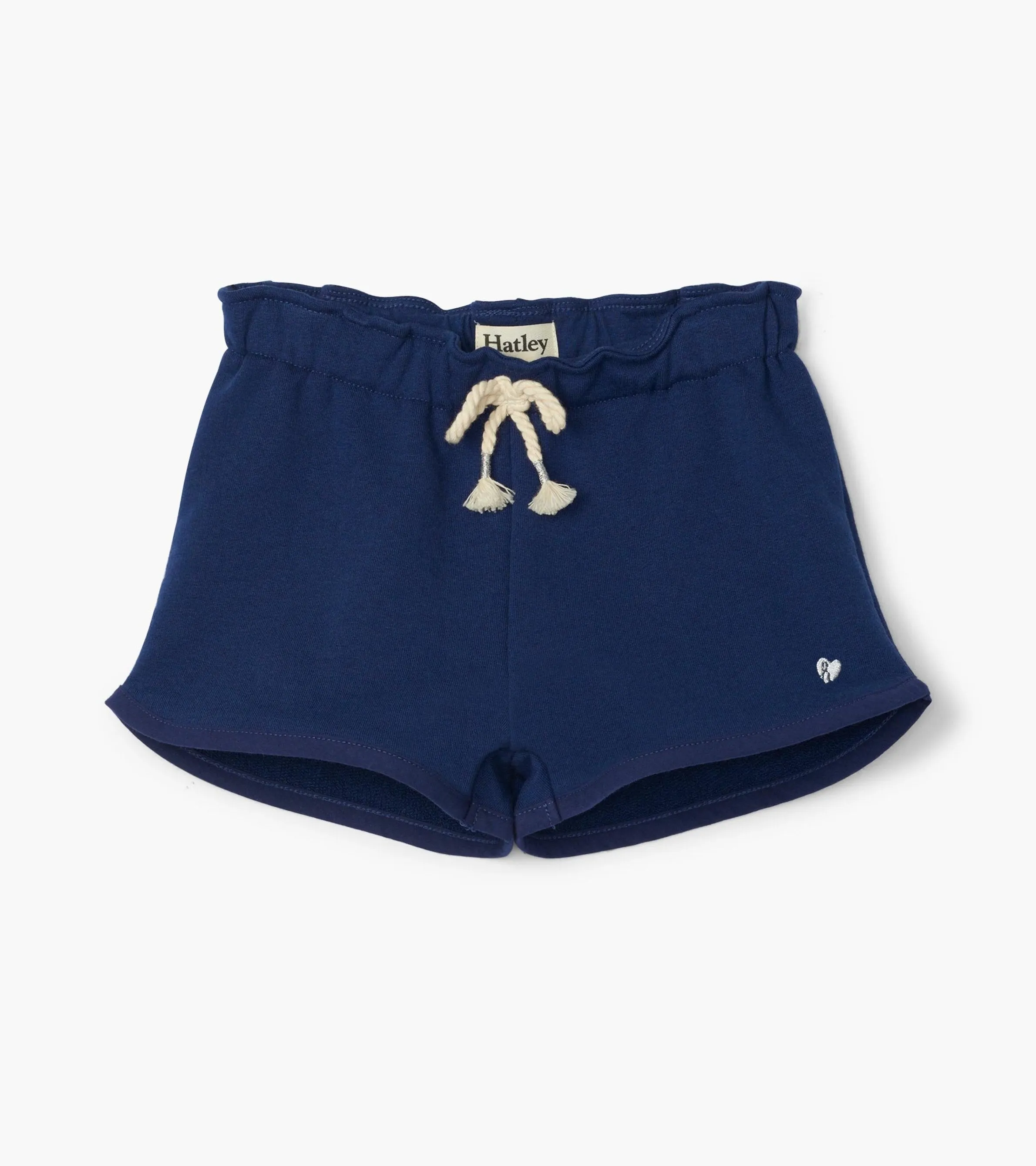 Girls Blue Paper Bag Shorts -Hatley