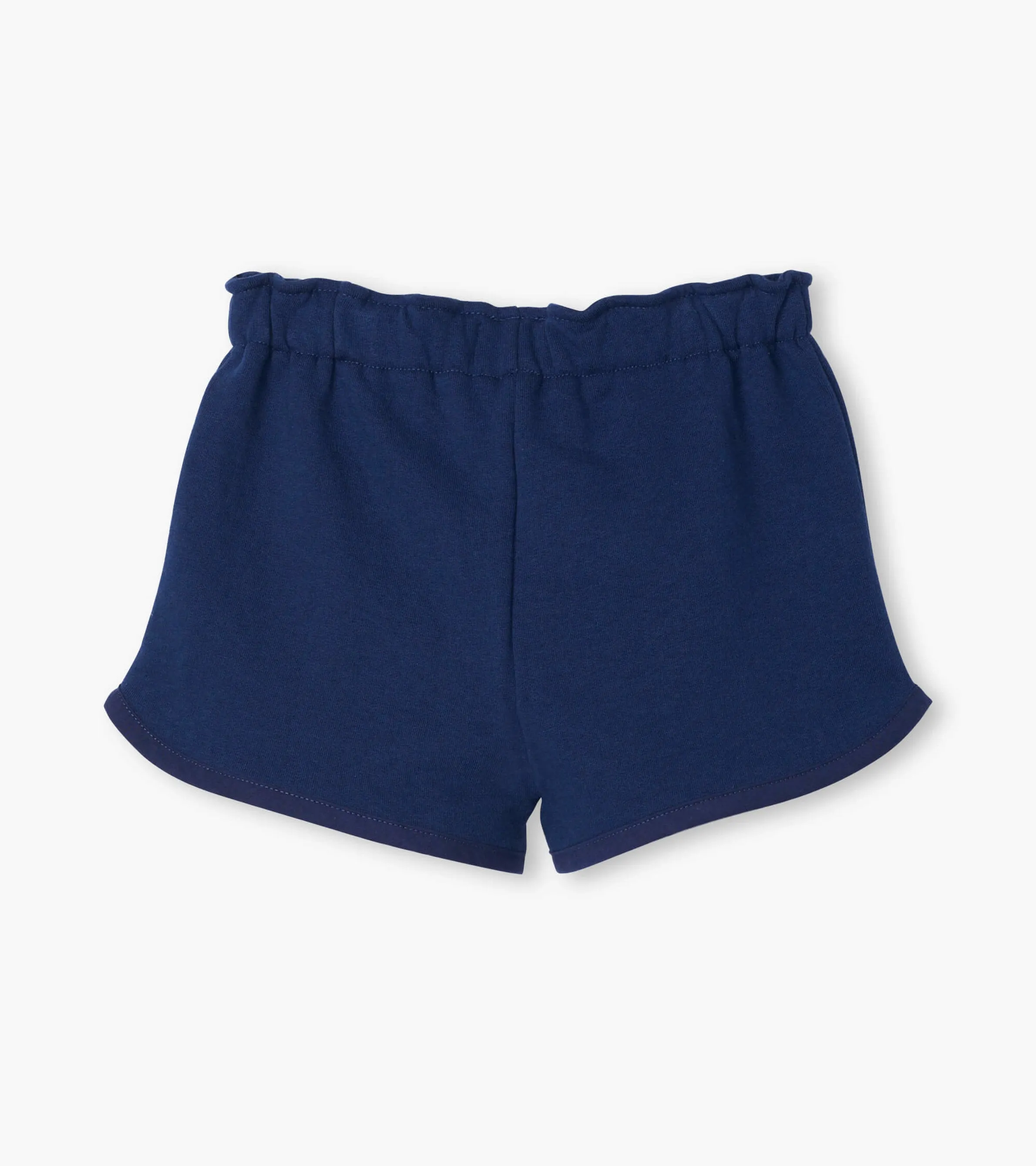 Girls Blue Paper Bag Shorts -Hatley