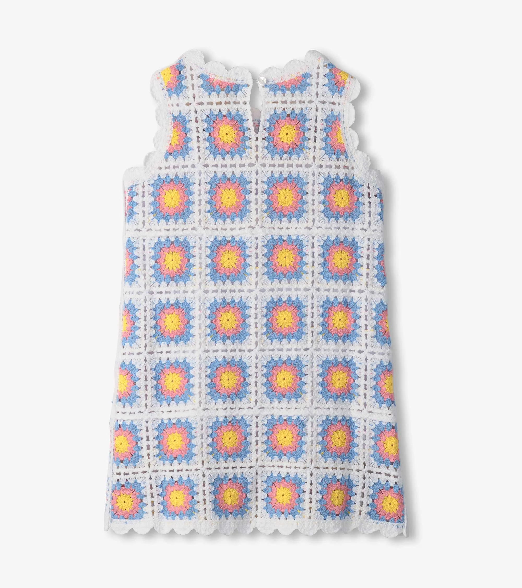 Girls Buttercup Sleeveless Crochet Dress -Hatley