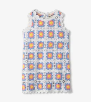 Girls Buttercup Sleeveless Crochet Dress -Hatley