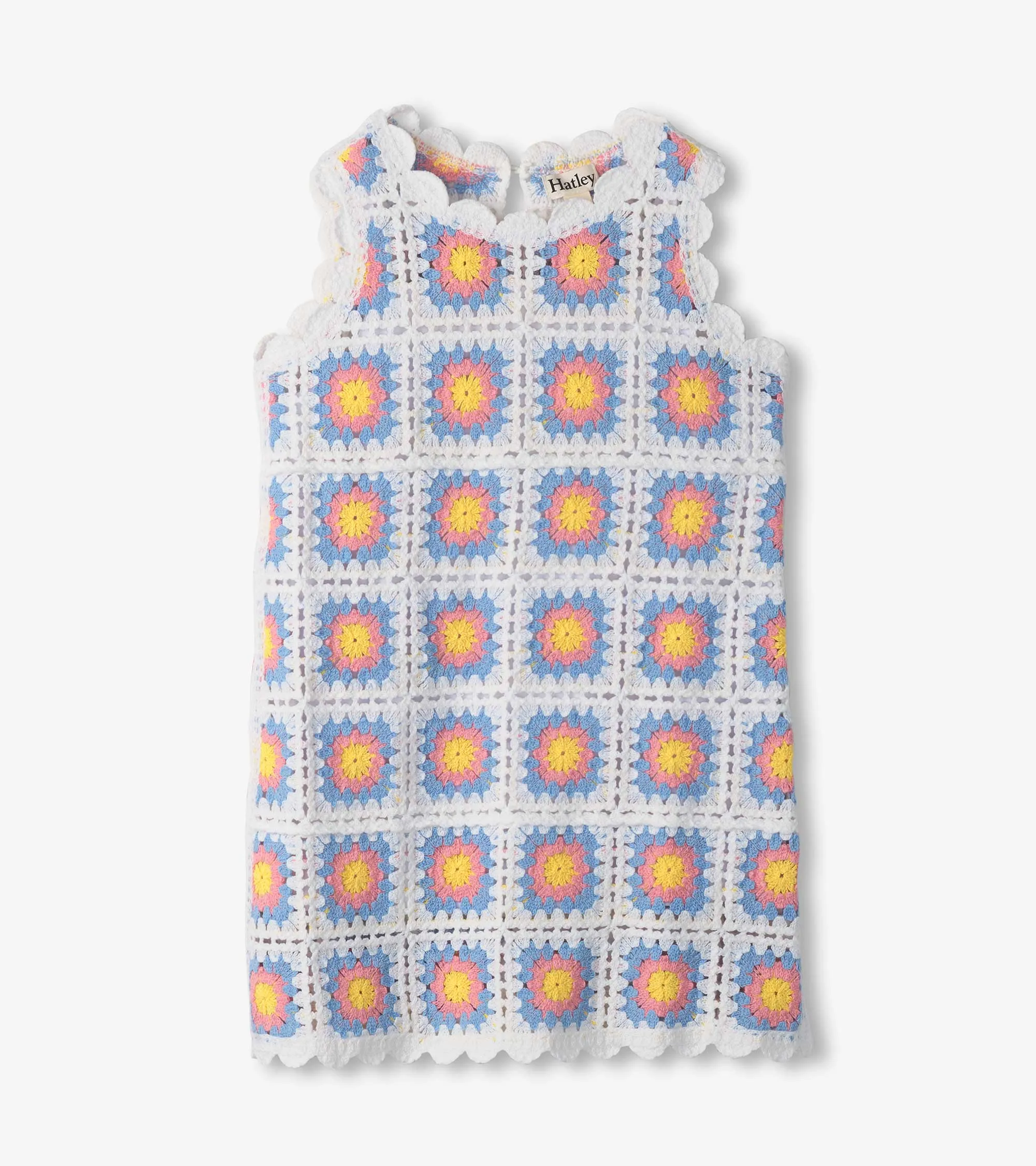 Girls Buttercup Sleeveless Crochet Dress -Hatley