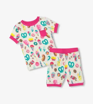 Girls Carnival Treats Bamboo Short Pajama Set -Hatley