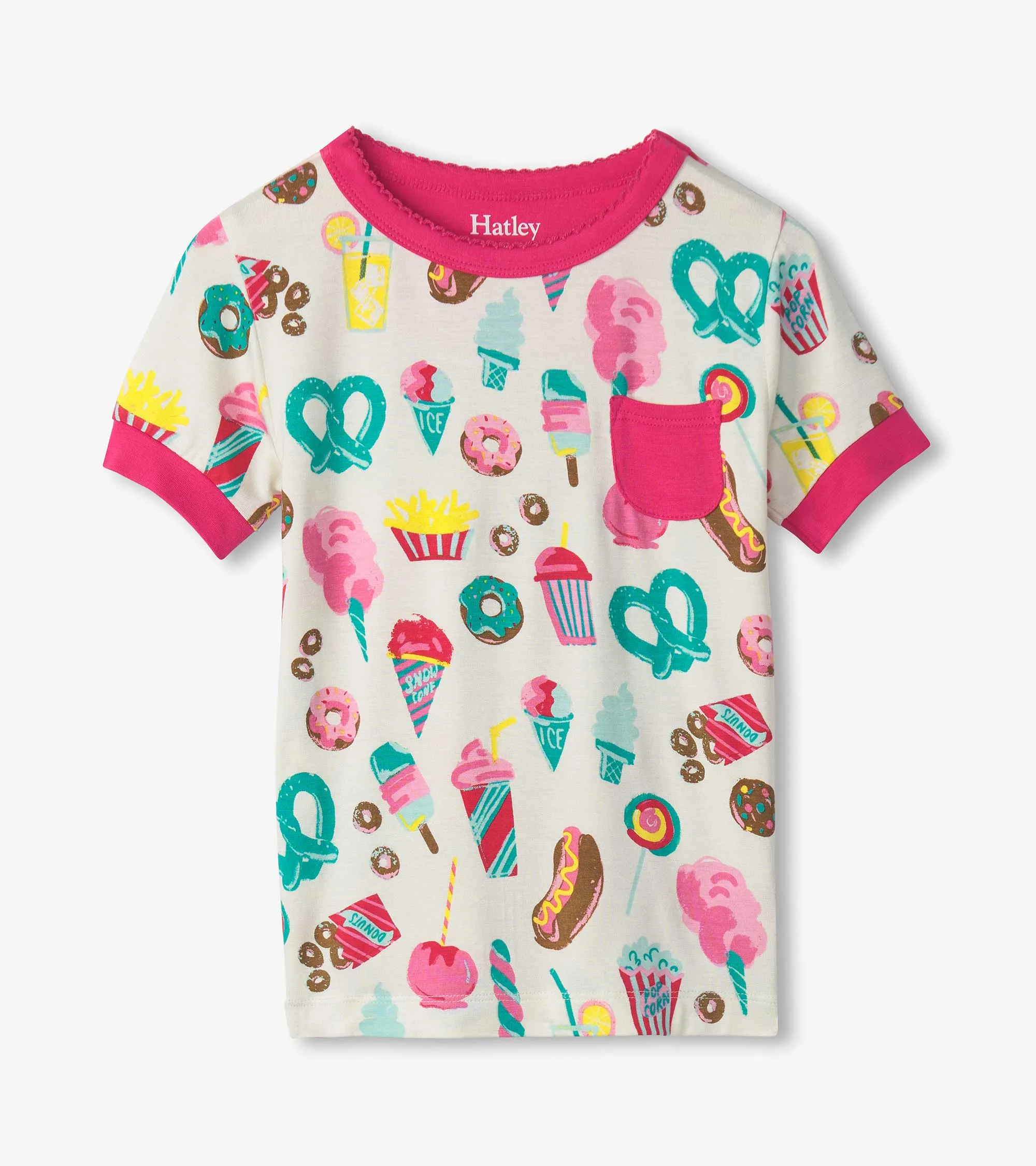 Girls Carnival Treats Bamboo Short Pajama Set -Hatley