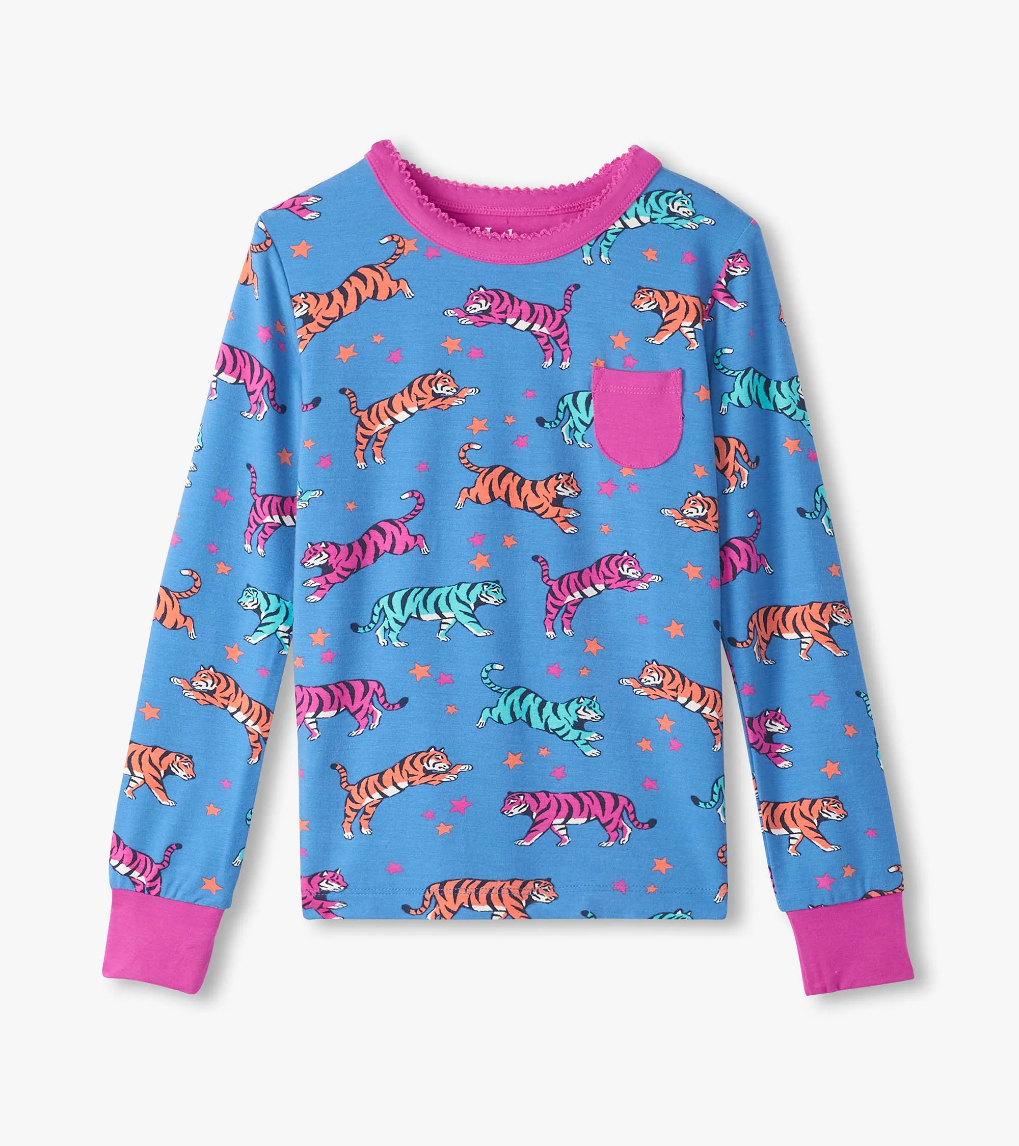 Girls Celestial Tigers Bamboo Pajama Set -Hatley