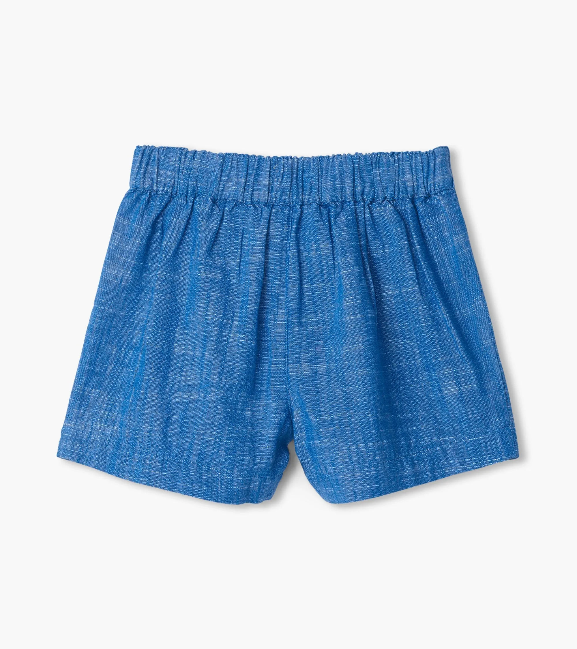 Girls Chambray Paper Bag Shorts -Hatley